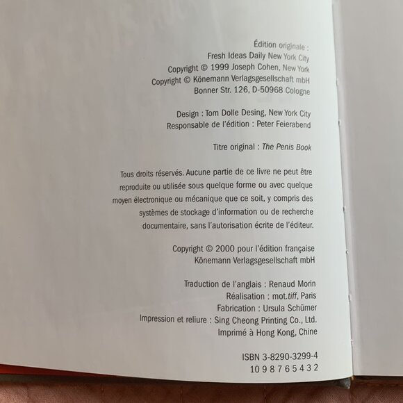 LIVRE - Le Pénis Illustré by Joseph Cohen - Francais - Picture 7 of 7